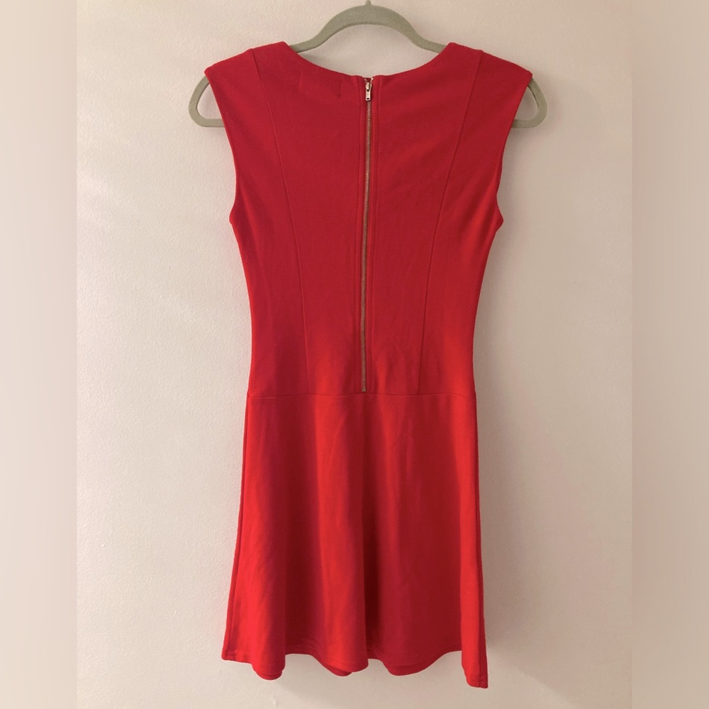 Fab’rik Red‎ Beaded Collar Dress size S - Picture 2 of 4